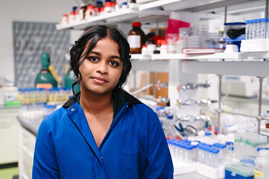 Dissanayake had one piece of advice for Chicago High School students considering applying for the After School Matters STEM Lab Internship Program for 2026: "Just go for it!" (Photo by Elaina Eichorn)