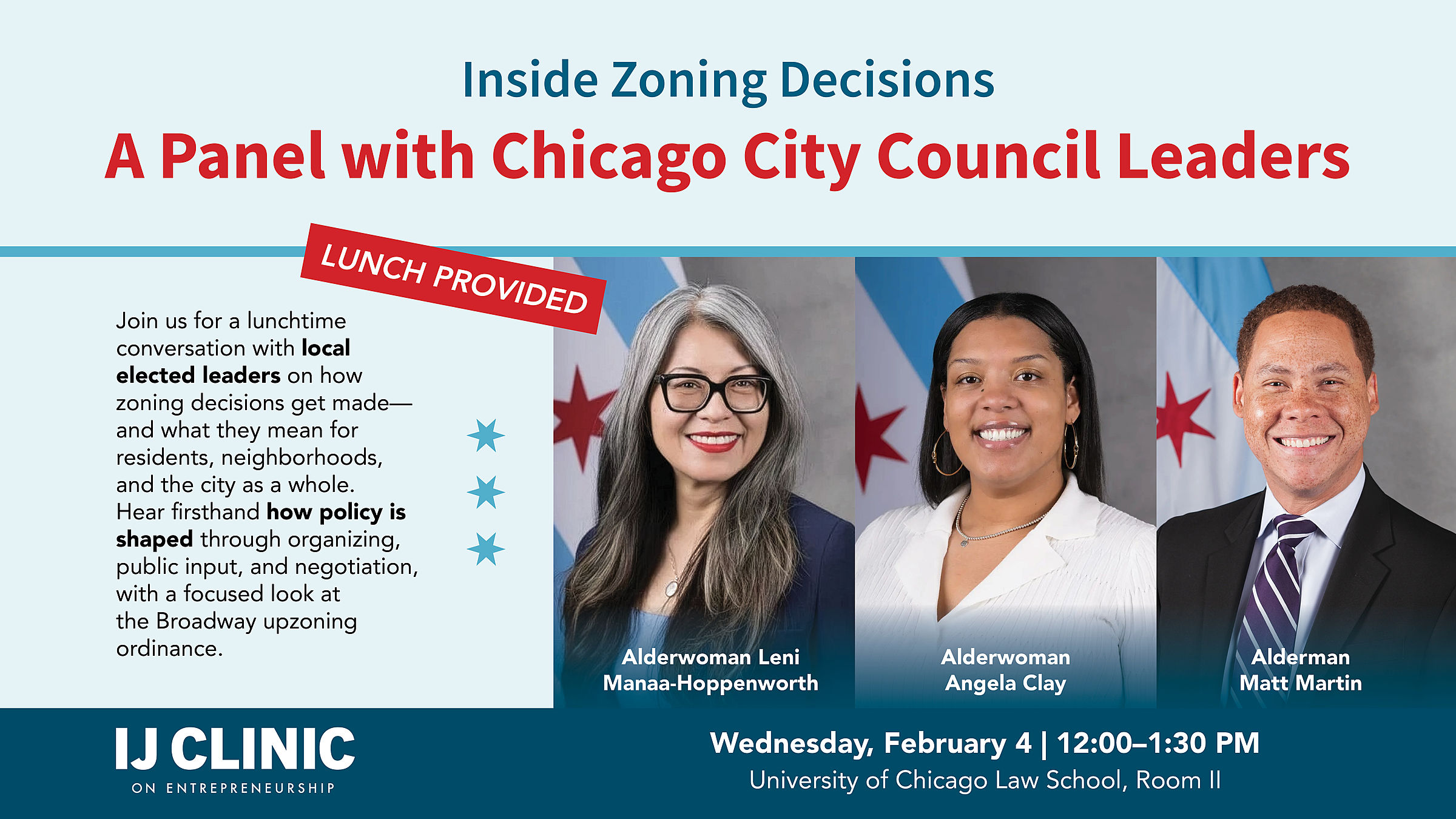 IJ Clinic Zoning Luncheon